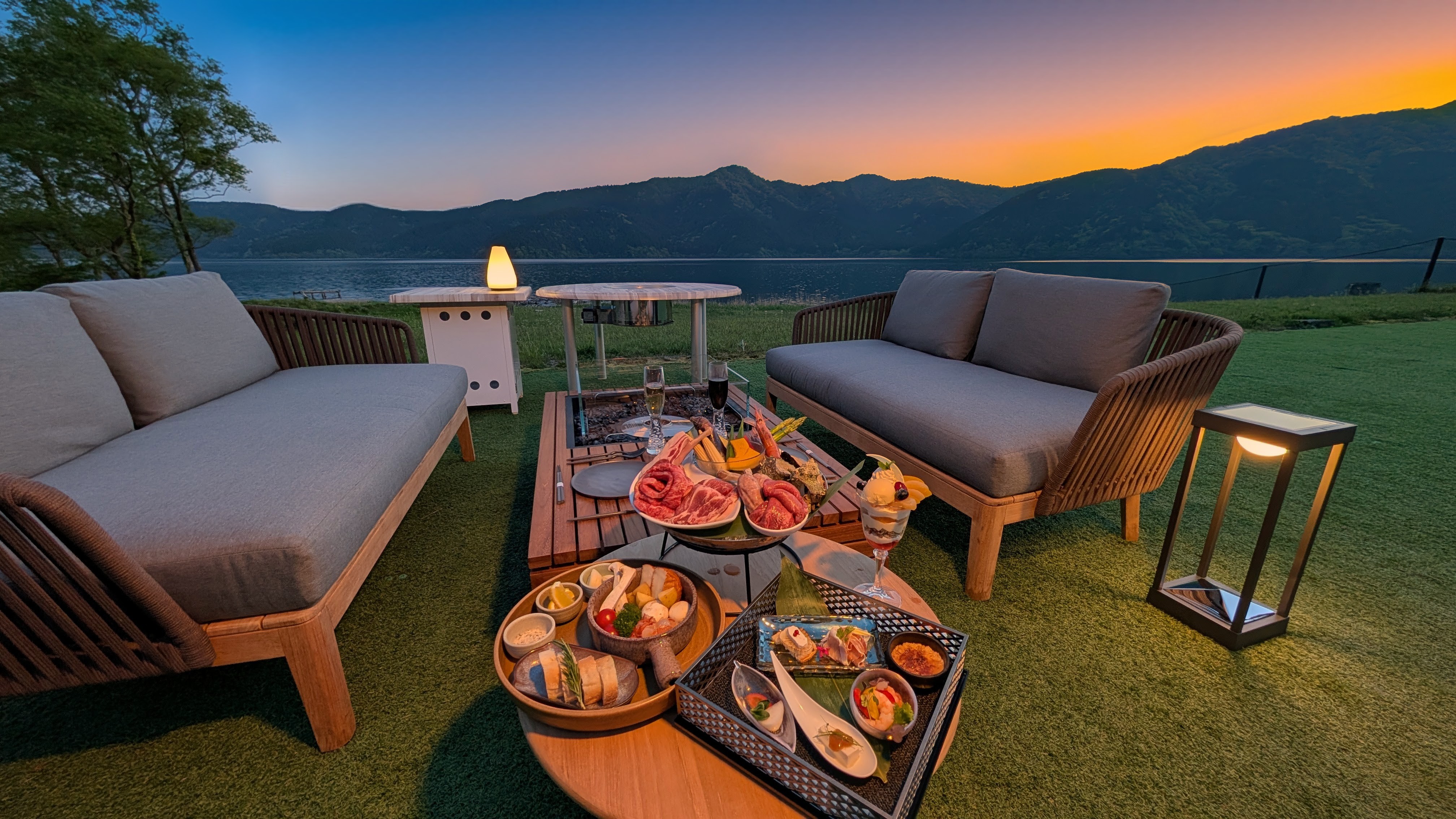 【ザ・プリンス箱根芦ノ湖】『BBQ by the lake』  湖畔のバーベキュープラン